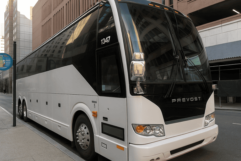 a Kalamazoo Coach Bus Service coach bus