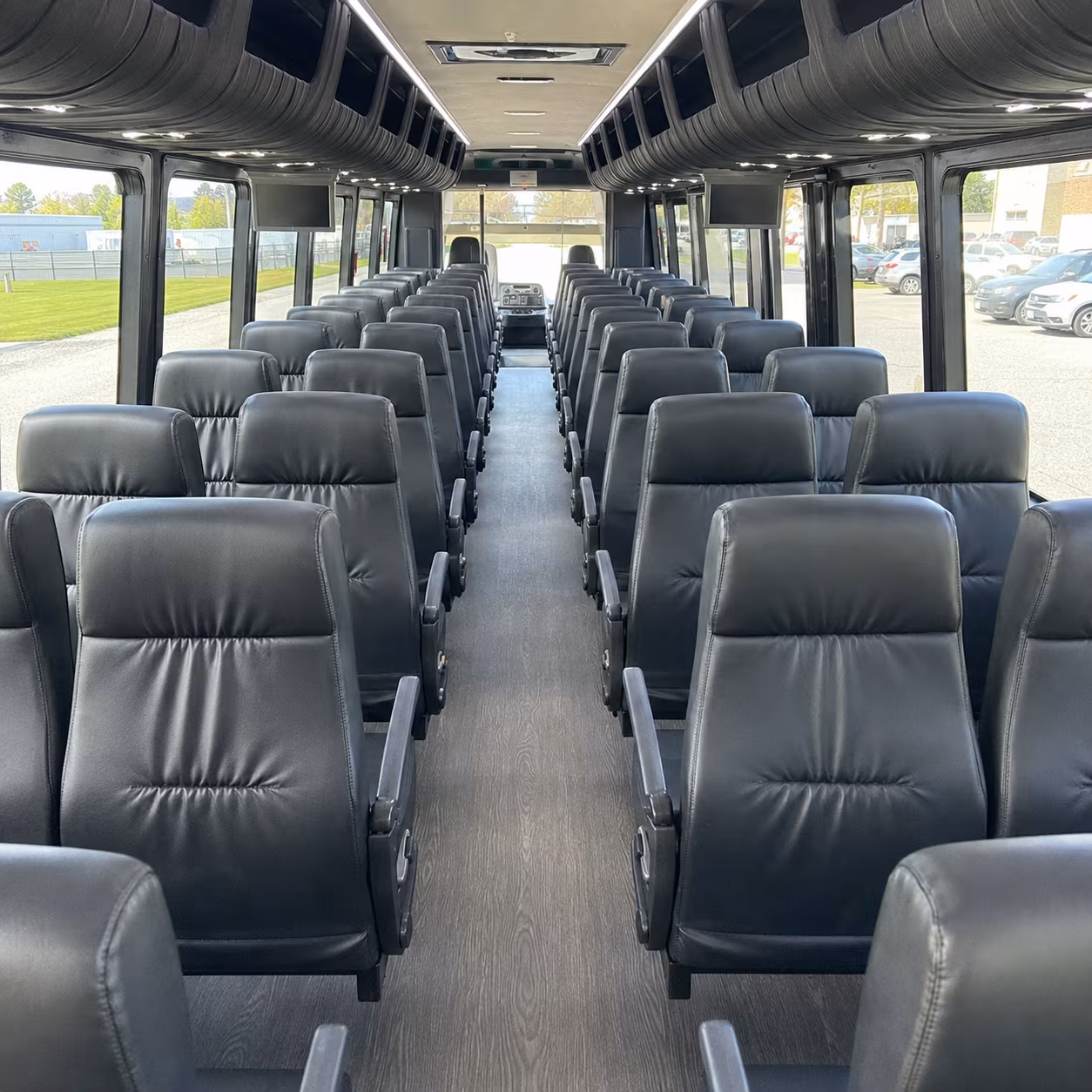 airport shuttle buses for kalamazoo wedding guests