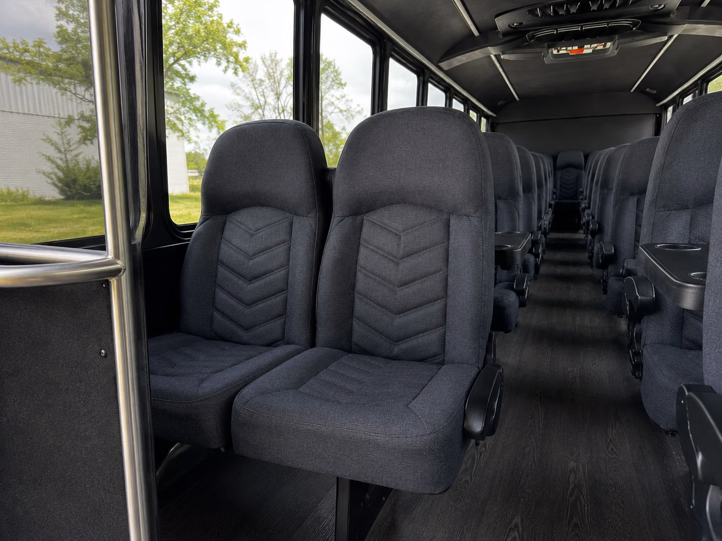 kalamazoo 15 passenger minibus interior