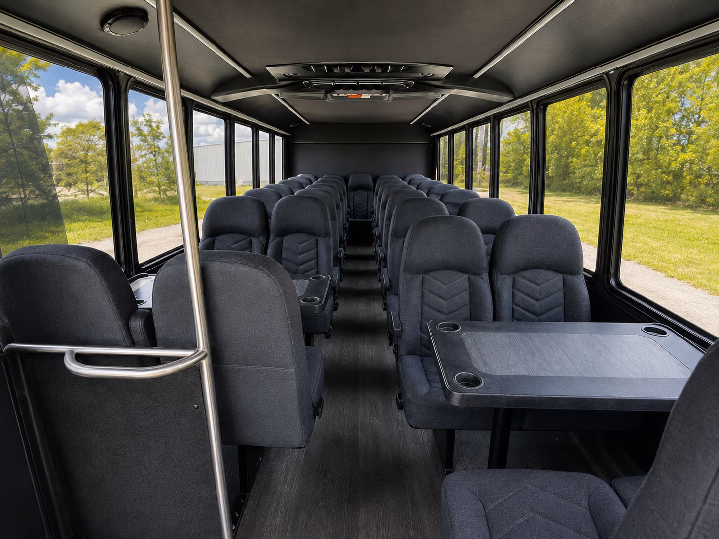 kalamazoo 20 passenger minibus inside