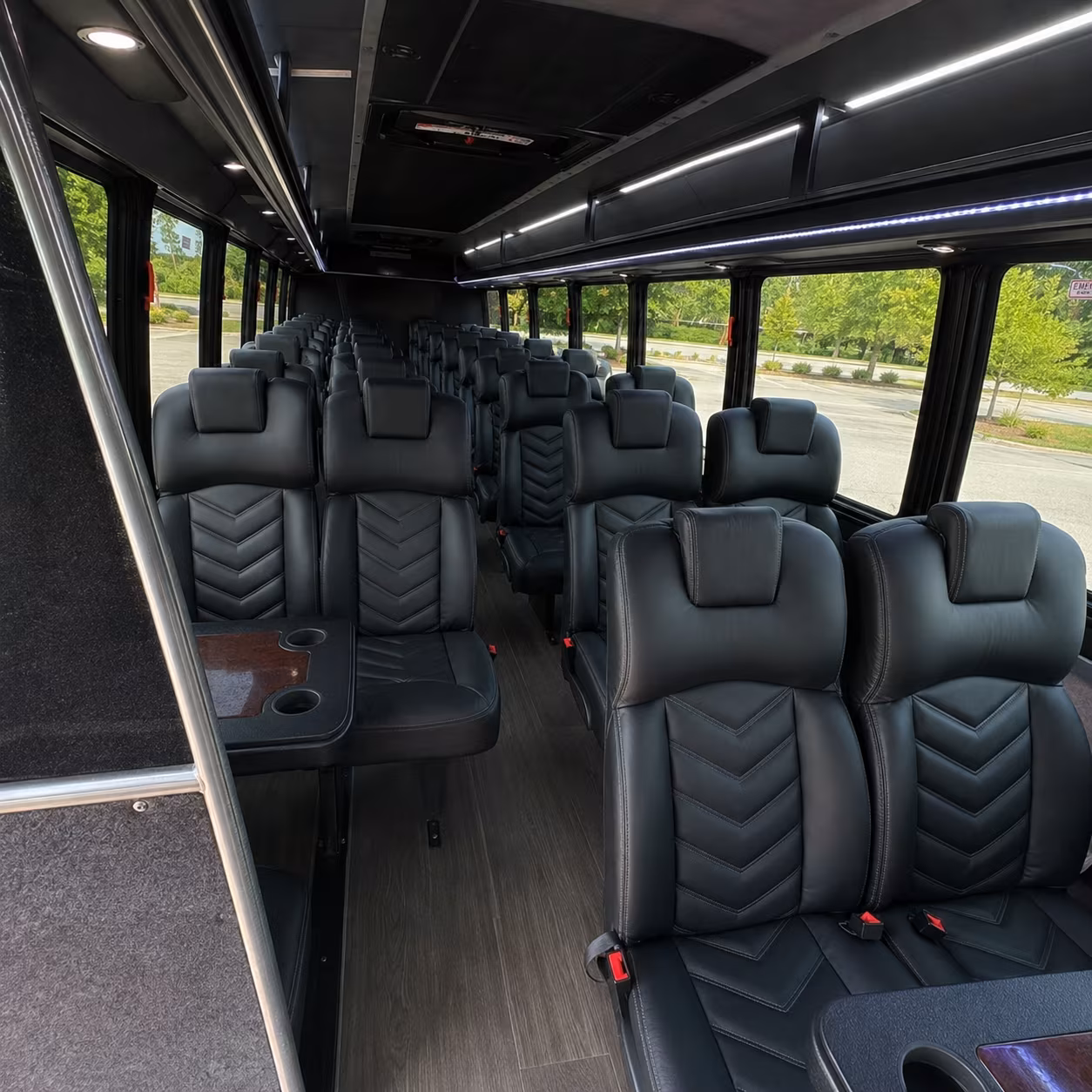 kalamazoo 30 passenger minibus inside