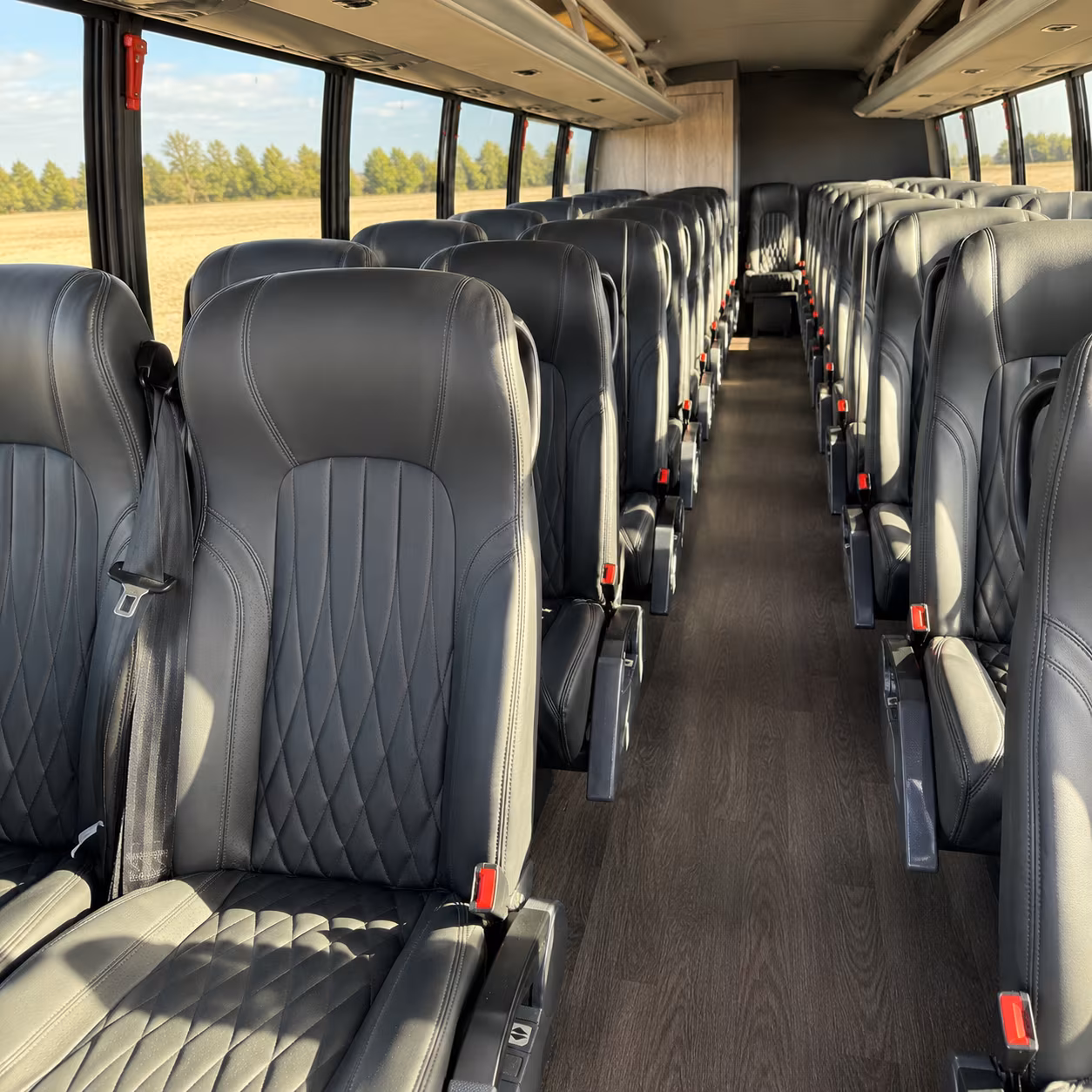 kalamazoo 30 passenger minibus interior