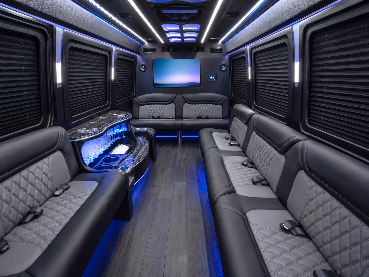 kalamazoo sprinter limousine interior