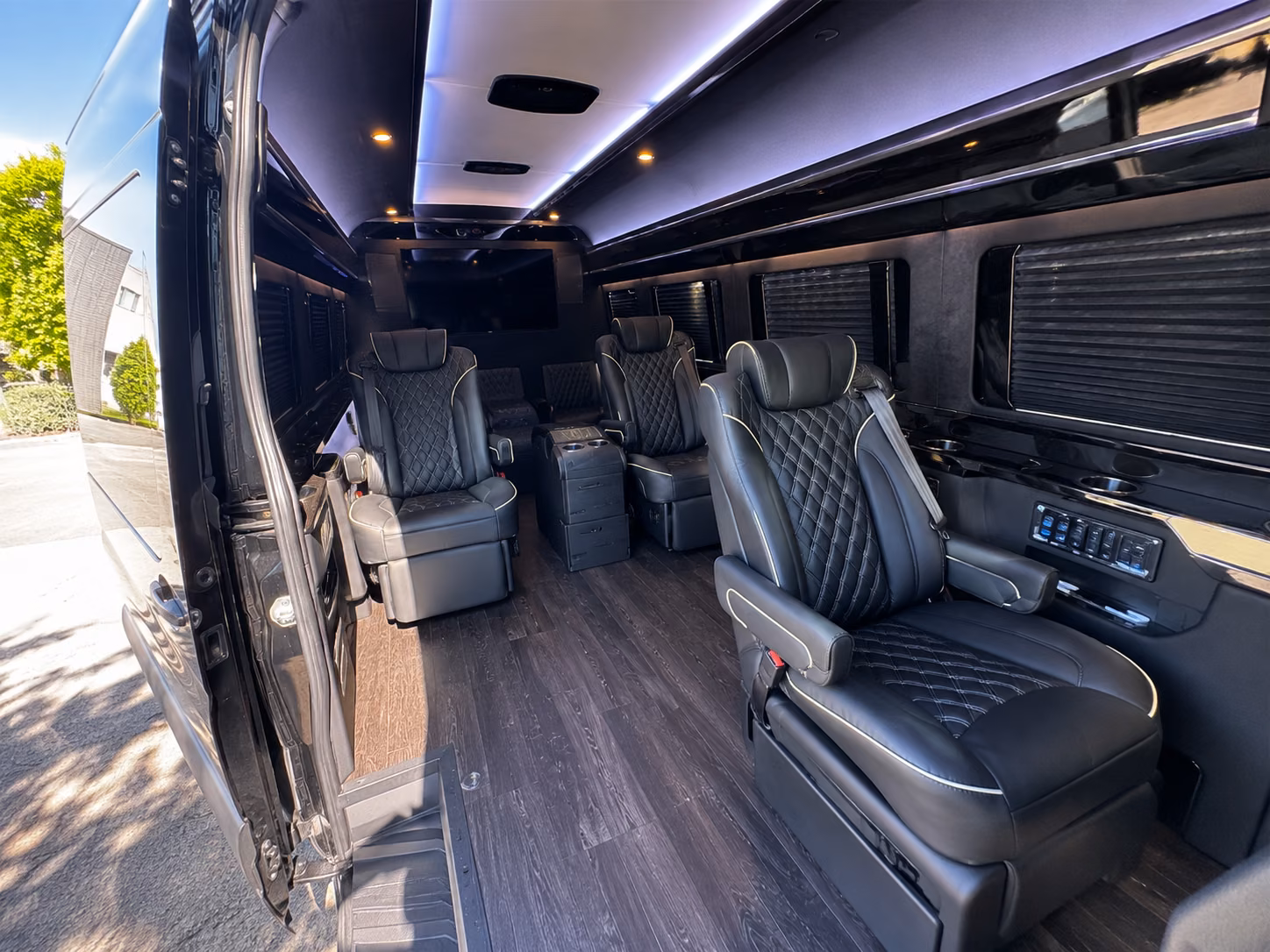 kalamazoo sprinter van with driver inside