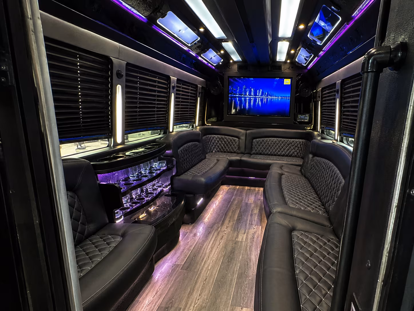 kalamazoo wedding party bus rental